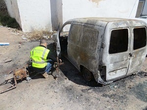 Detienen a un joven mojaquero por incendiar dos vehículos en Garrucha