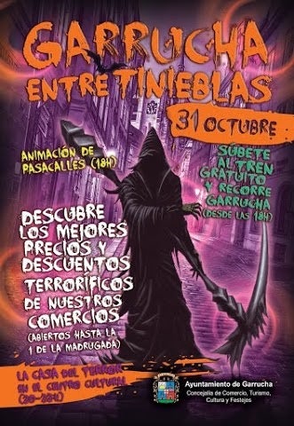 Los comercios de Garrucha pasarán una noche ‘Entre tinieblas’ el 31 de octubre