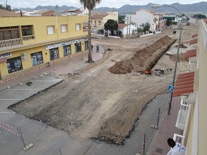 Comienzan las obras de urbanización en el centro de Pulpí