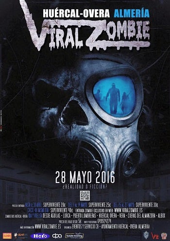 ‘Viral Zombie’ se apoderará de Huércal-Overa el próximo 28 de mayo
