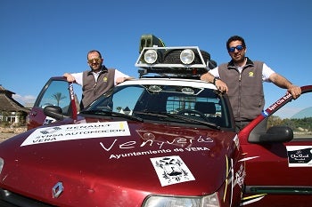 Dos veratenses en el solidario Clío Raid Marrakech, en su II edición