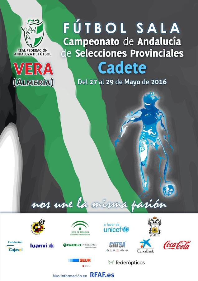 Vera acoge el XVIII Campeonato de Andalucía de selecciones Provinciales Cadetes de fútbol sala