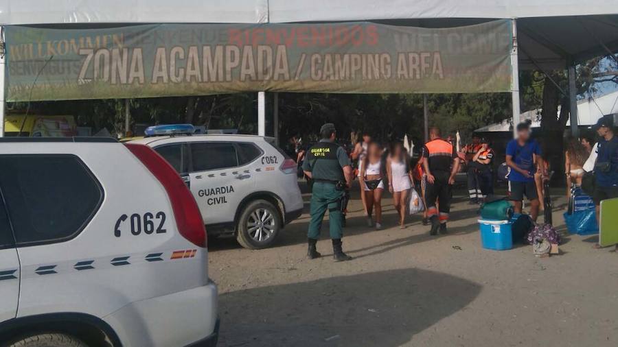 La Guardia Civil realiza 873 intervenciones relacionadas con estupefacientes en el Dreambeach Villaricos