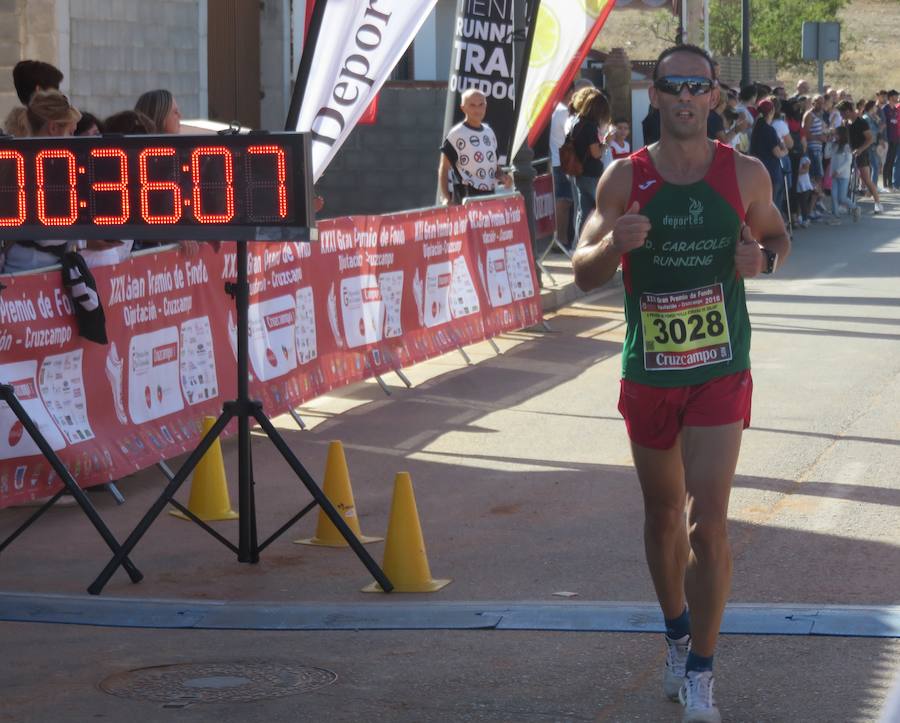 En la penúltima carrera del circuito provincial se han impuesto Cesáreo Ceballos -del Todo Suma- y Mª Dolores Arias -del Bikila-