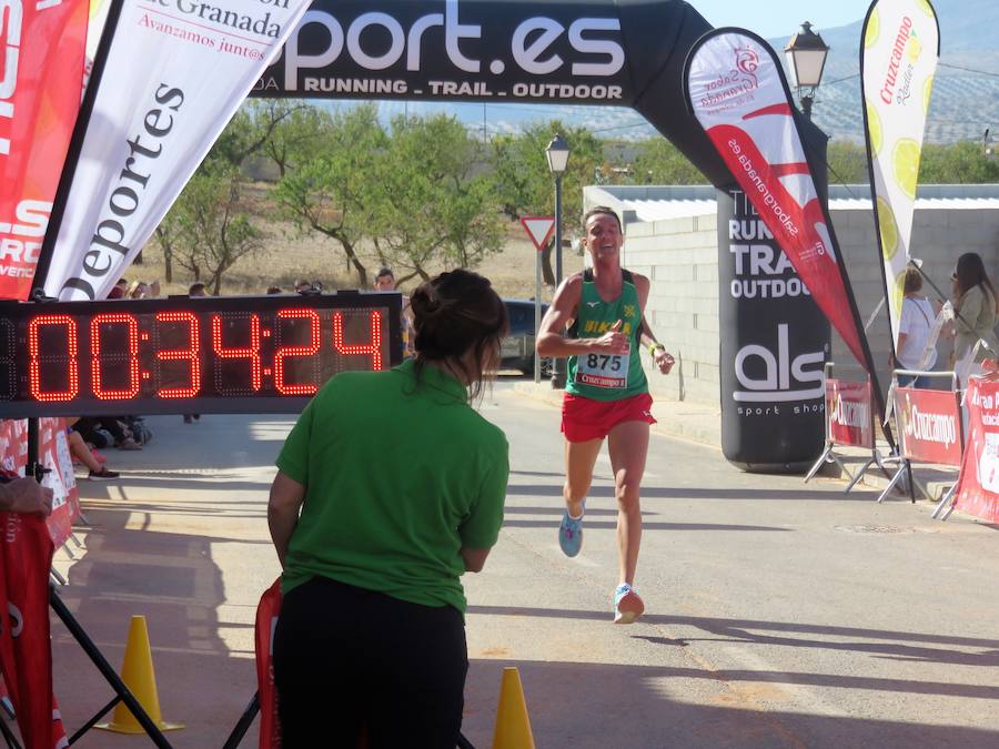 En la penúltima carrera del circuito provincial se han impuesto Cesáreo Ceballos -del Todo Suma- y Mª Dolores Arias -del Bikila-