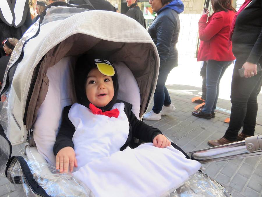 Más de 2.000 personas -entre alumnos, docentes y familiares- han participado en este pasacalles carnavalesco, que ha recorrido el centro de la ciudad durante buena parte de la mañana.