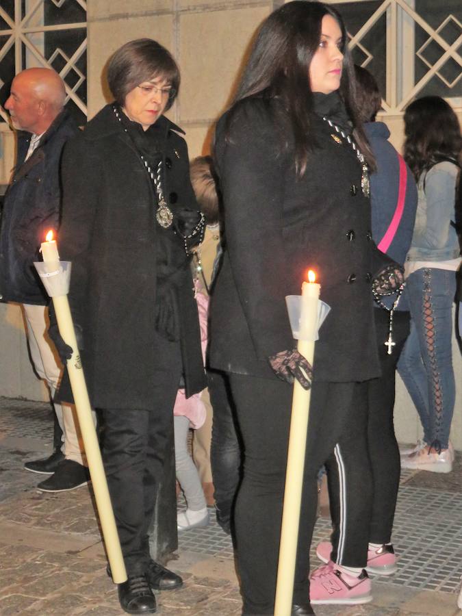 Así fue la noche del Viernes Santo lojeño. 