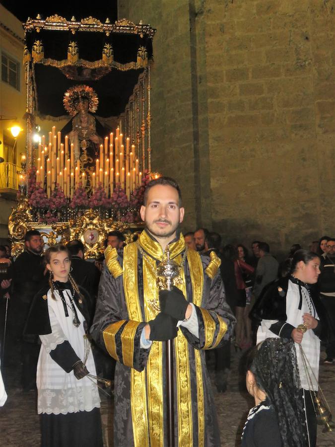 Así fue la noche del Viernes Santo lojeño. 