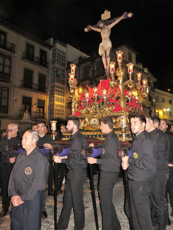 Así fue la noche del Viernes Santo lojeño. 