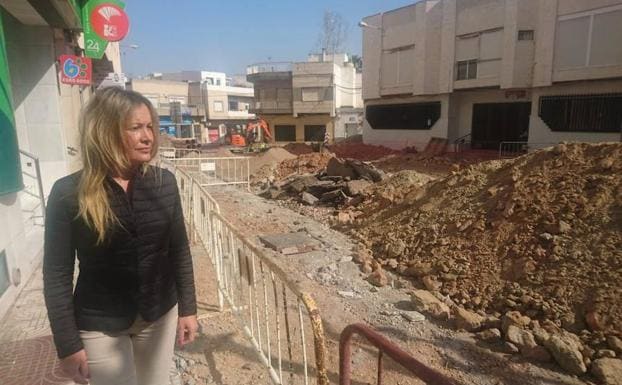 Ciudadanos denuncia el daño que hacen al comercio las obras de la plaza del Doctor Marín