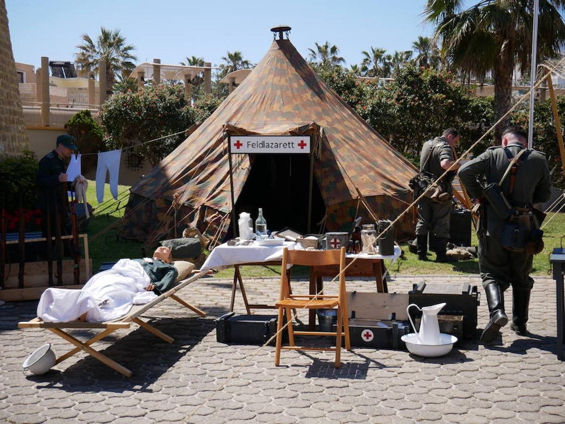Dentro del II Encuentro con la Historia centrado en la Segunda Guerra Mundial, este sábado y domingo se llevaron a cabo unas recreaciones de unas de las batallas del Desembarco de Normandía, ante la presencia de cientos de espectadores.