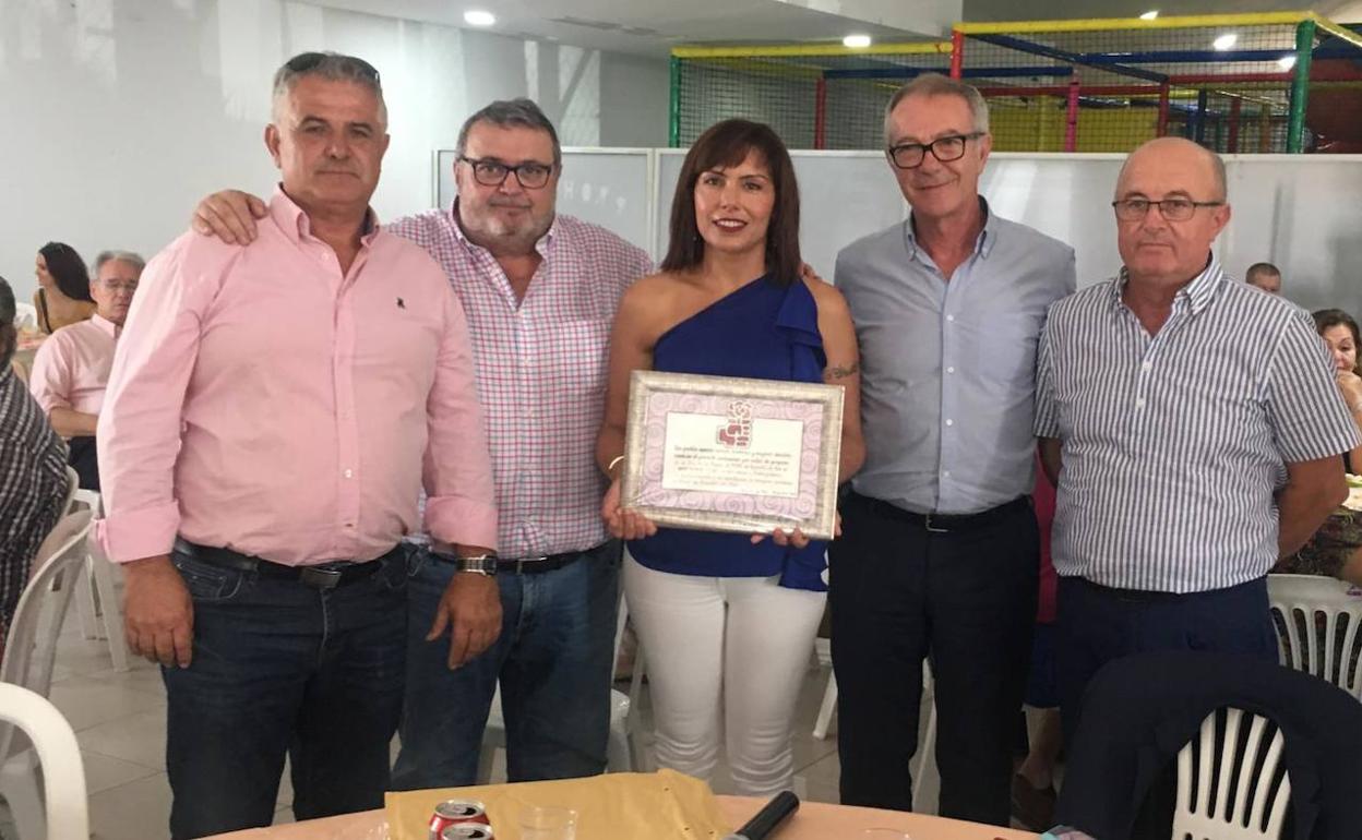 El ministro José Guirao participó en el Día de la Rosa del PSOE de Roquetas