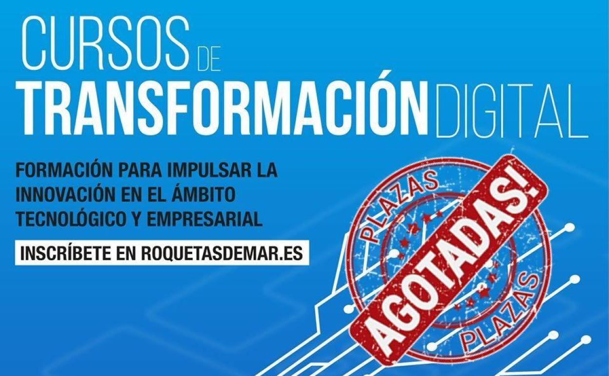 Roquetas agota las plazas de sus cursos online sobre transformación digital
