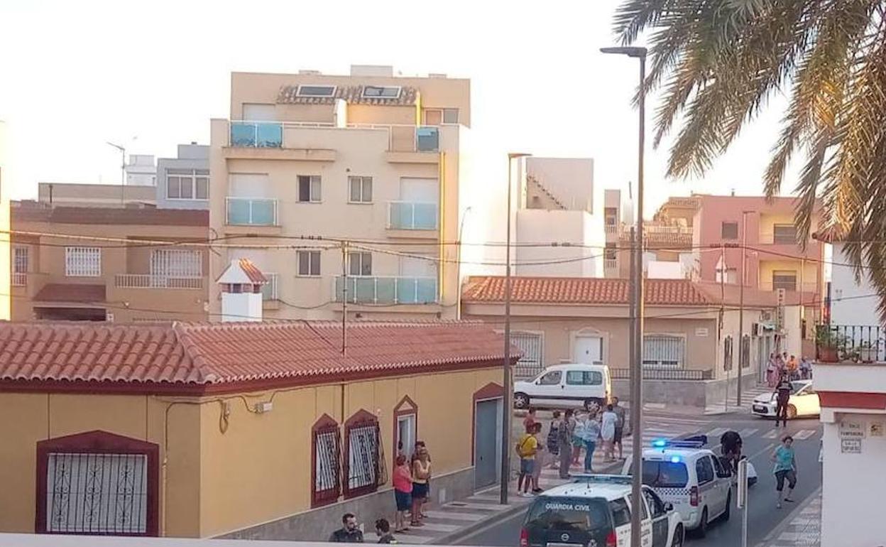 Un menor herido tras ser atropellado por un vehículo en el Camino de Hoyo Cuenca de Roquetas