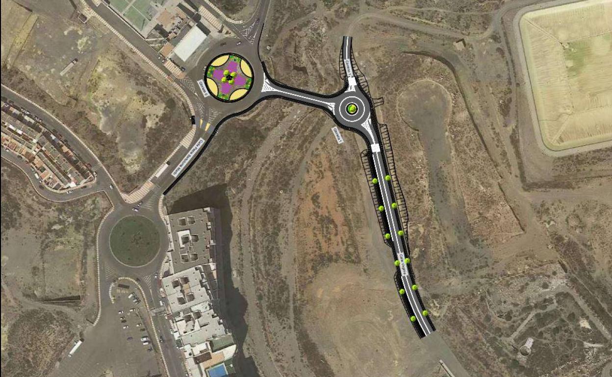 La UTE Tejera-Mezfal hará el acceso a la A7 en Aguadulce por la calle Galán