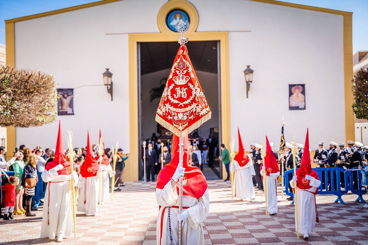 Fotos: Así fue el reestreno de la Semana Santa de Roquetas de Mar tras la covid-19