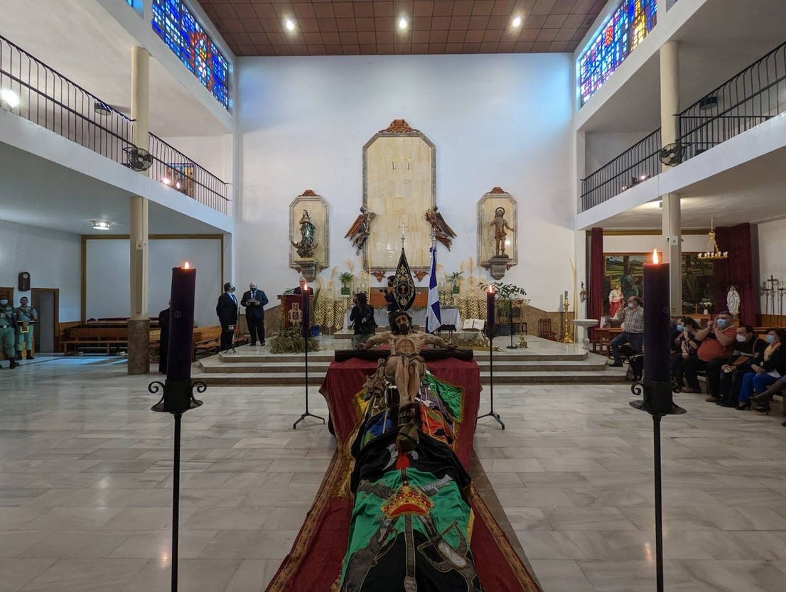 Fotos: La Legión vela al Cristo de la Buena Muerte de Roquetas