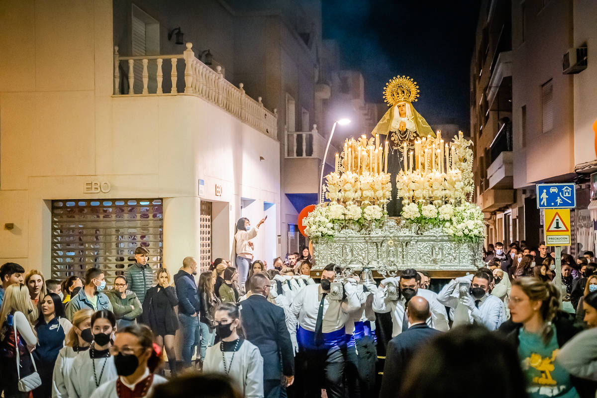 Fotos: Así terminó la Semana Santa de Roquetas de Mar