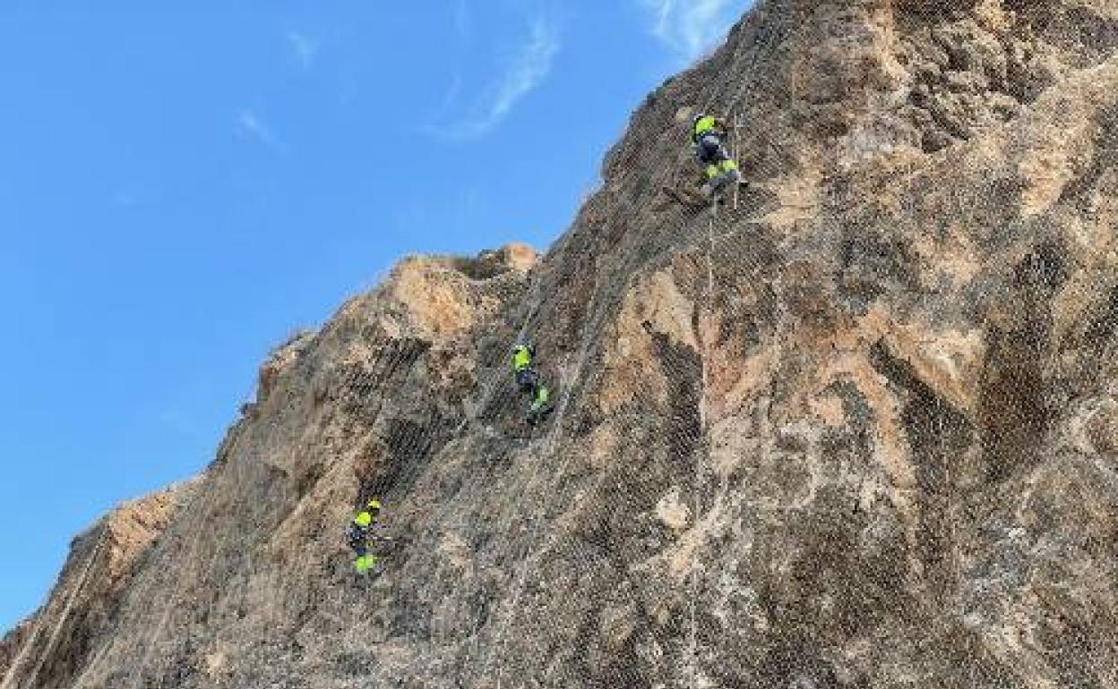 El Mitma avanza en la reparación de los daños de El Cañarete, que costará 1,2 millones
