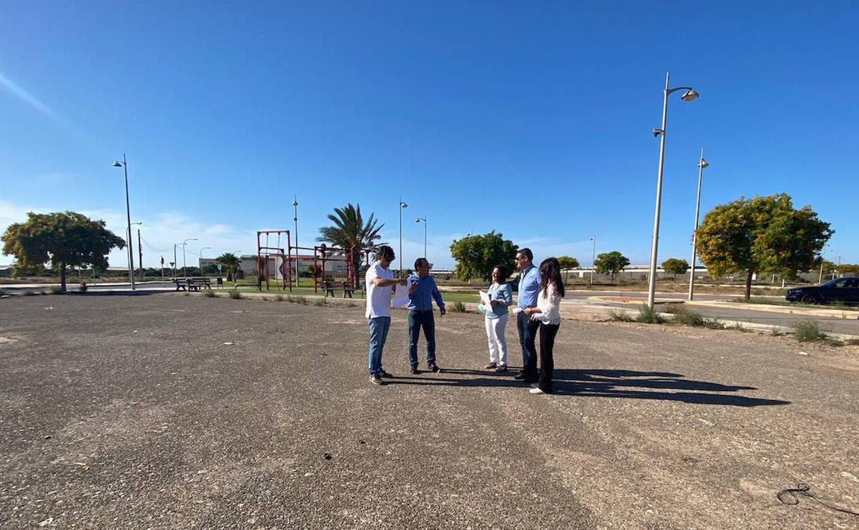 Arrancan las obras del Pumptrack, primer proyecto del Bike Park de La Mojonera