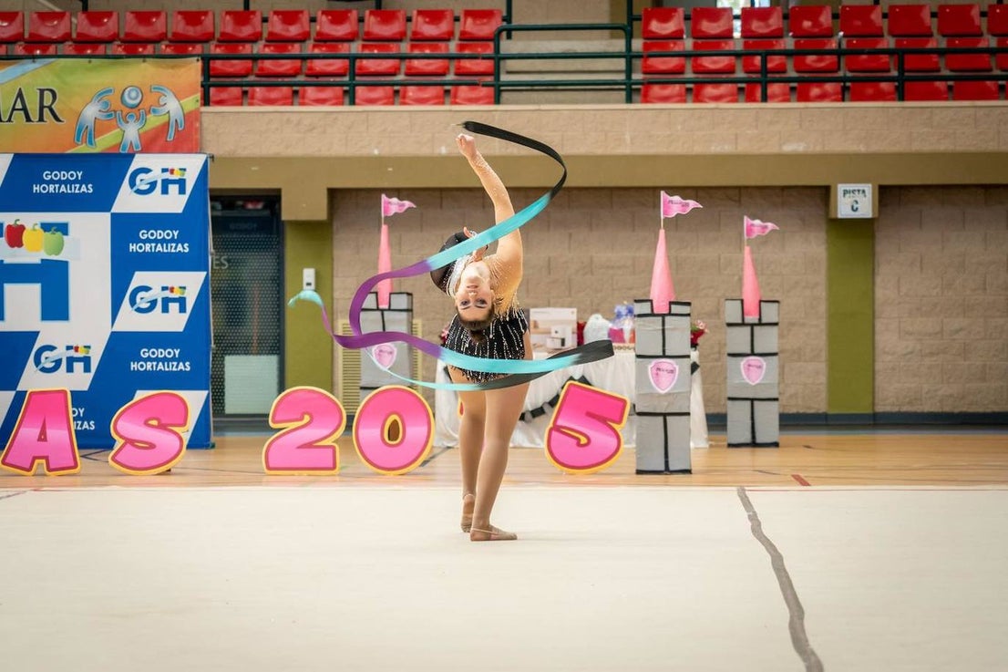 Medio millar de gimnastas participan en el torneo Roquetas 2015