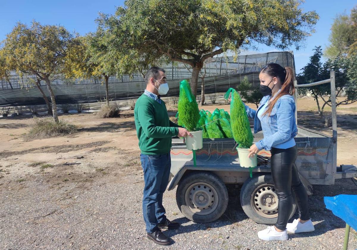 La Mojonera organiza una nueva plantación de árboles para los bebés nacidos en 2022