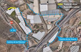 Restricciones esta Semana Santa por obras en el Camino de Altaduna