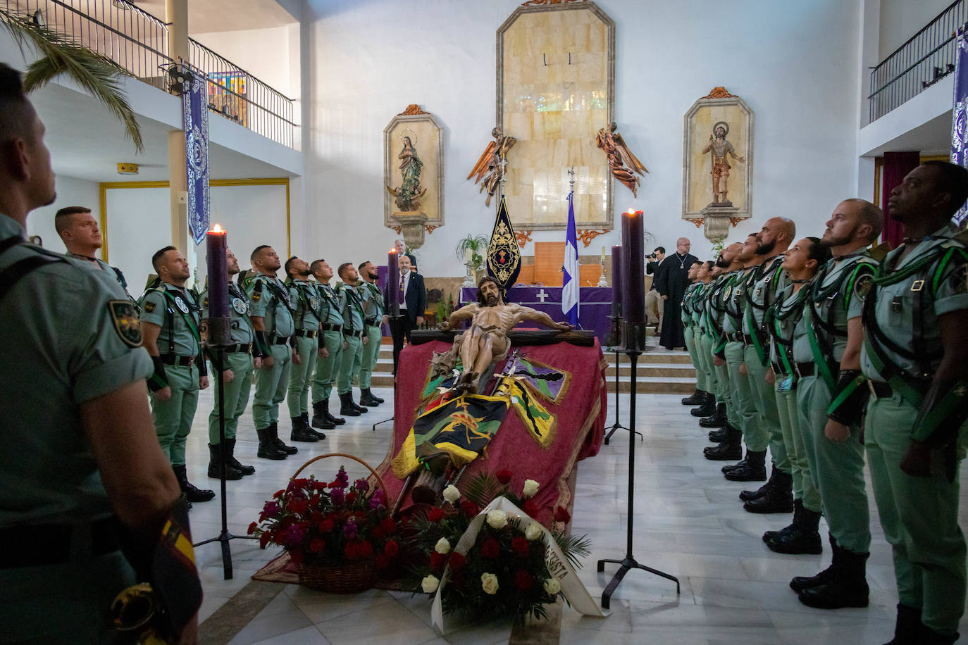 Así fue la Guardia de La Legión al Cristo de la Buena Muerte