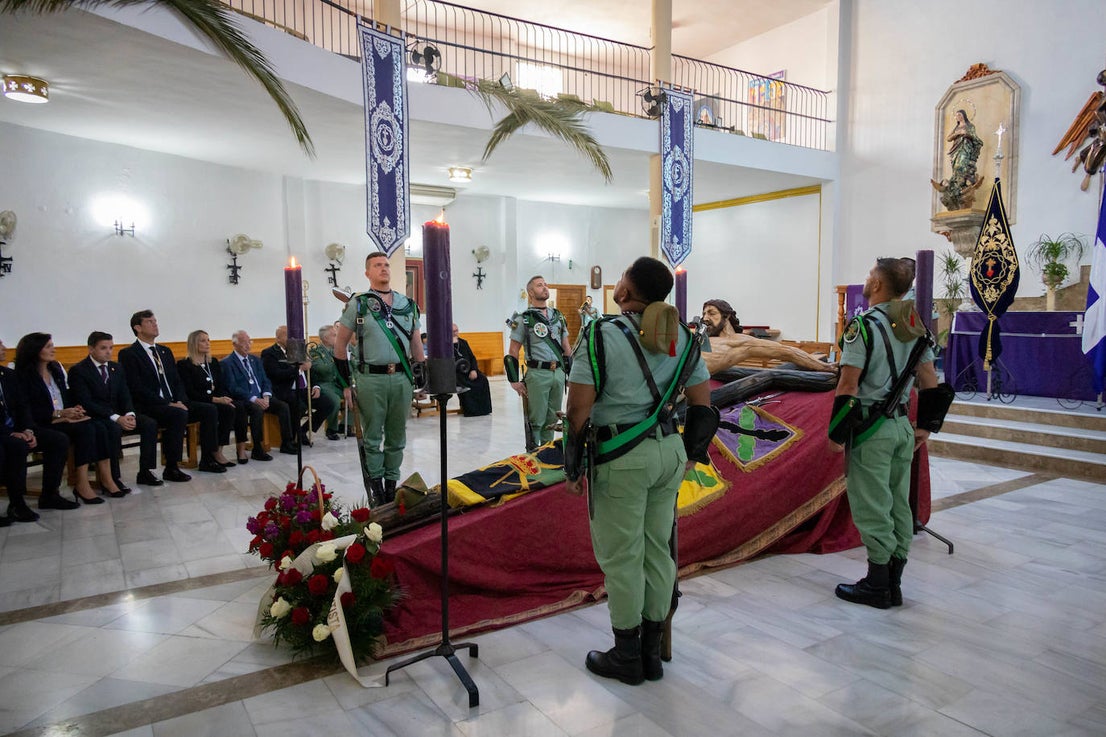 Así fue la Guardia de La Legión al Cristo de la Buena Muerte
