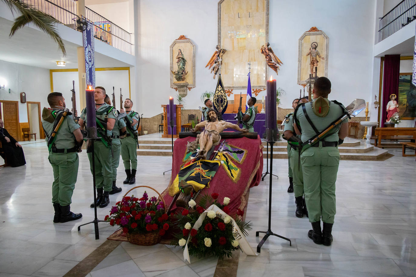 Así fue la Guardia de La Legión al Cristo de la Buena Muerte