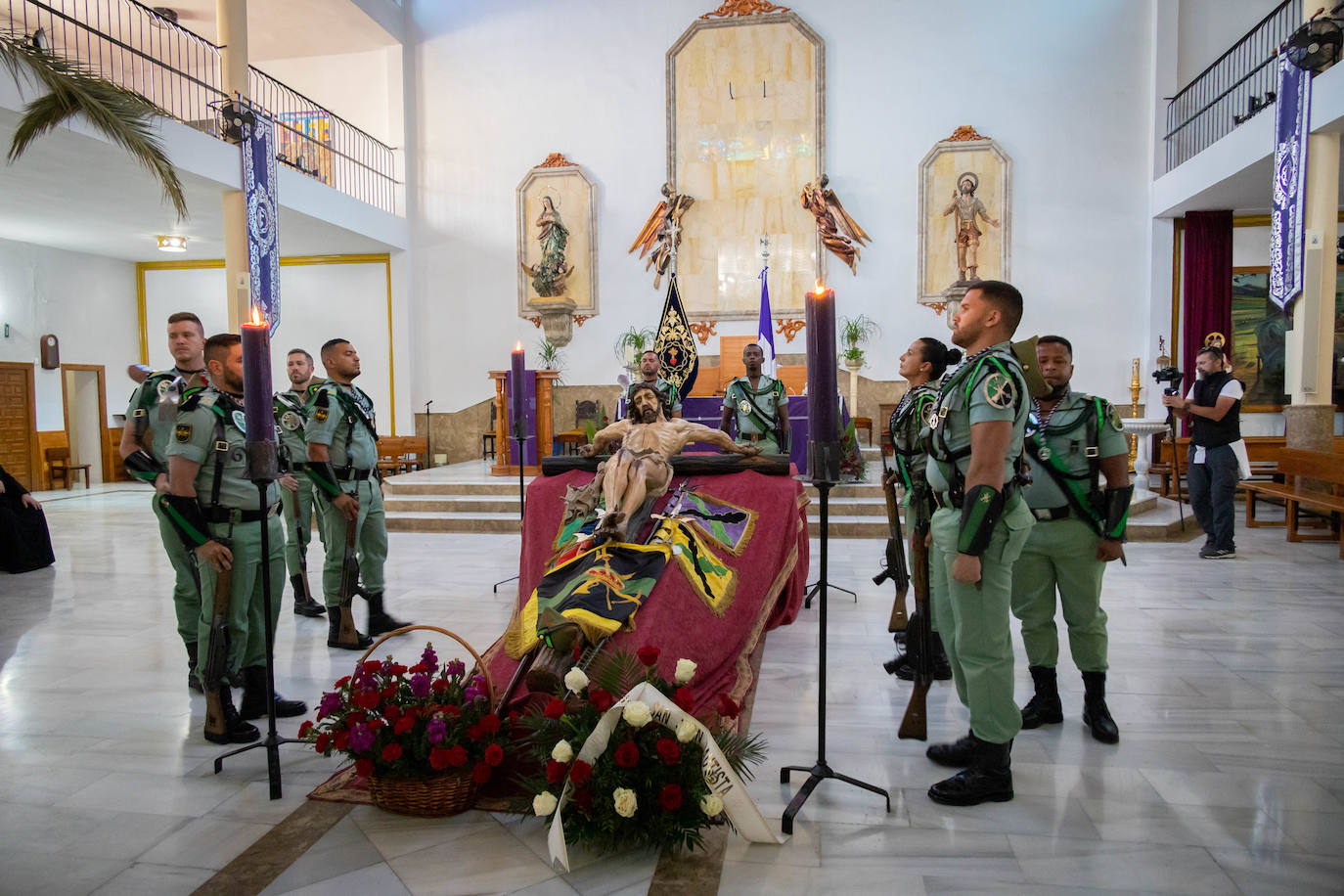 Así fue la Guardia de La Legión al Cristo de la Buena Muerte