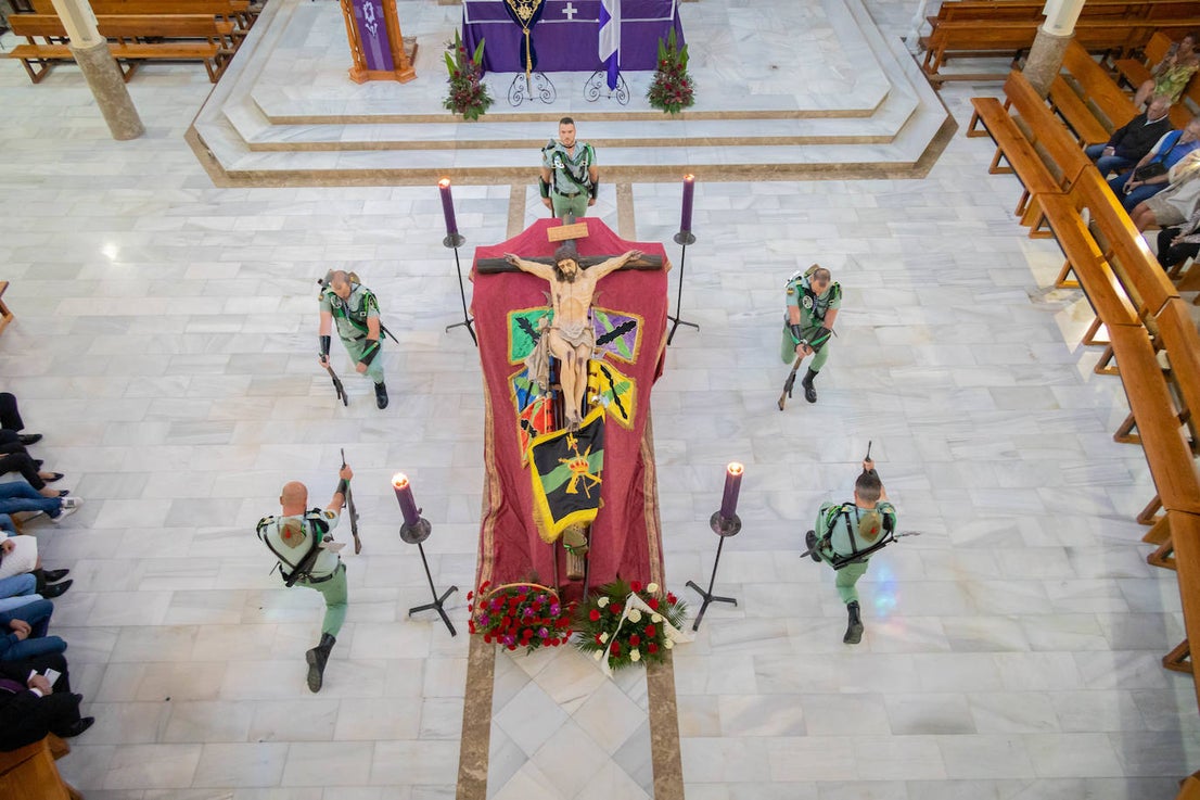 Así fue la Guardia de La Legión al Cristo de la Buena Muerte