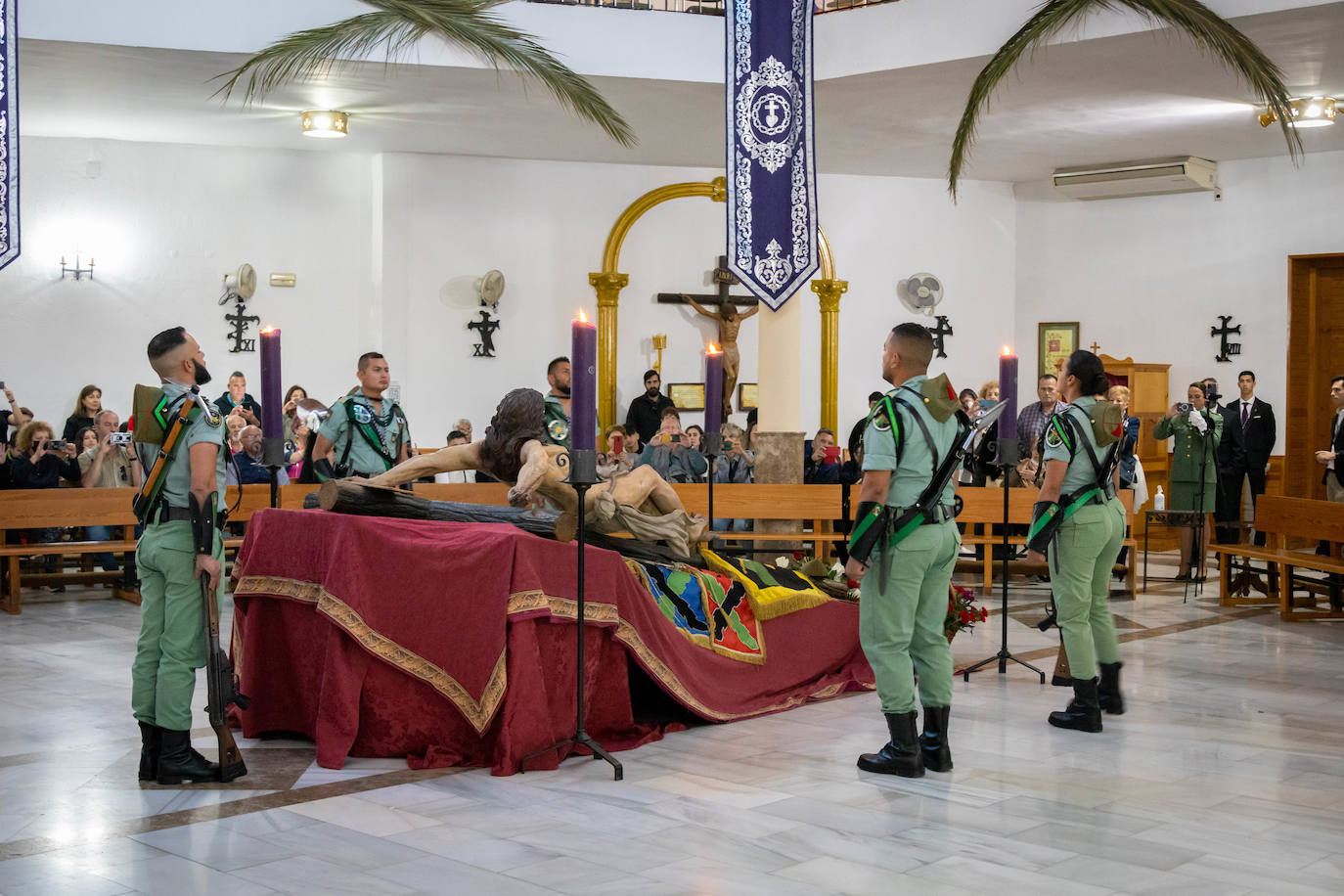 Así fue la Guardia de La Legión al Cristo de la Buena Muerte