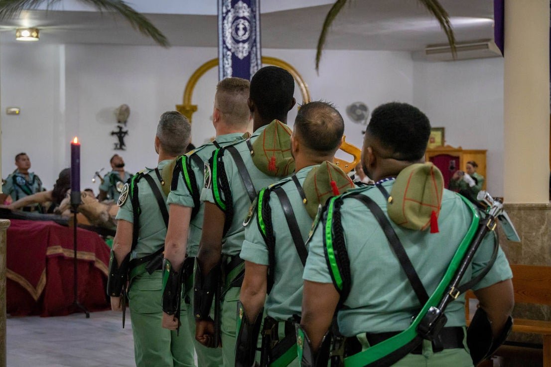 Así fue la Guardia de La Legión al Cristo de la Buena Muerte