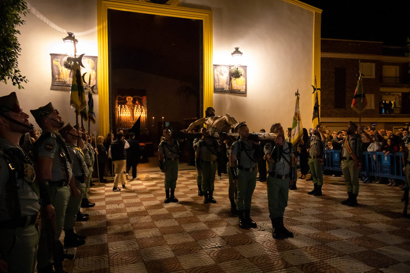 Así fue la Guardia de La Legión al Cristo de la Buena Muerte