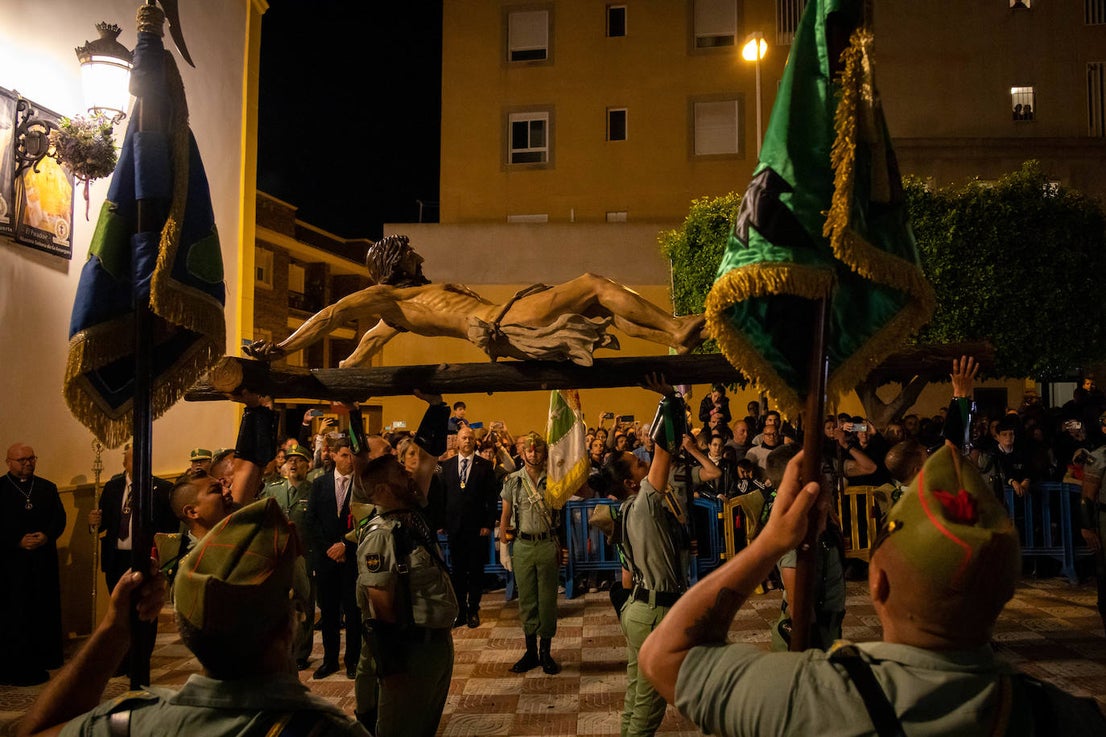 Así fue la Guardia de La Legión al Cristo de la Buena Muerte