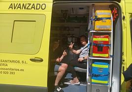 El jugador de El Parador ingresado en Portugal ya está de camino a casa