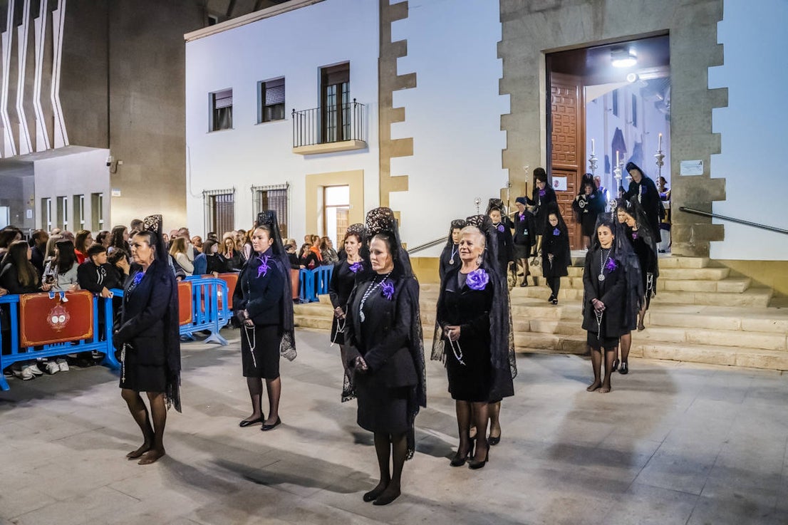 La Soledad llenó de emoción las calles de Roquetas