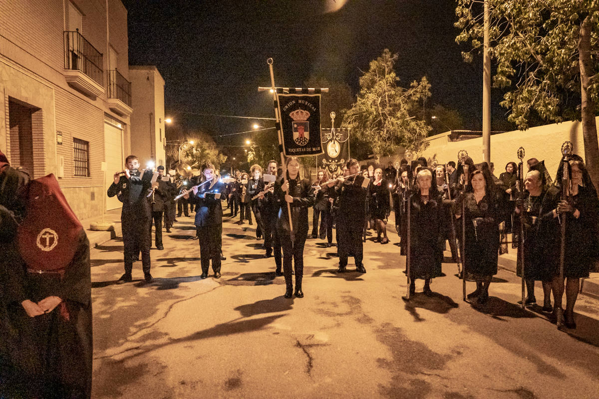 Así fue la procesión de Jesús de la Agonía en El Solanillo