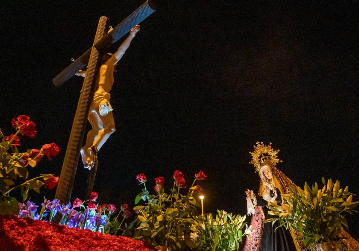 Así fue la procesión de Jesús de la Agonía en El Solanillo