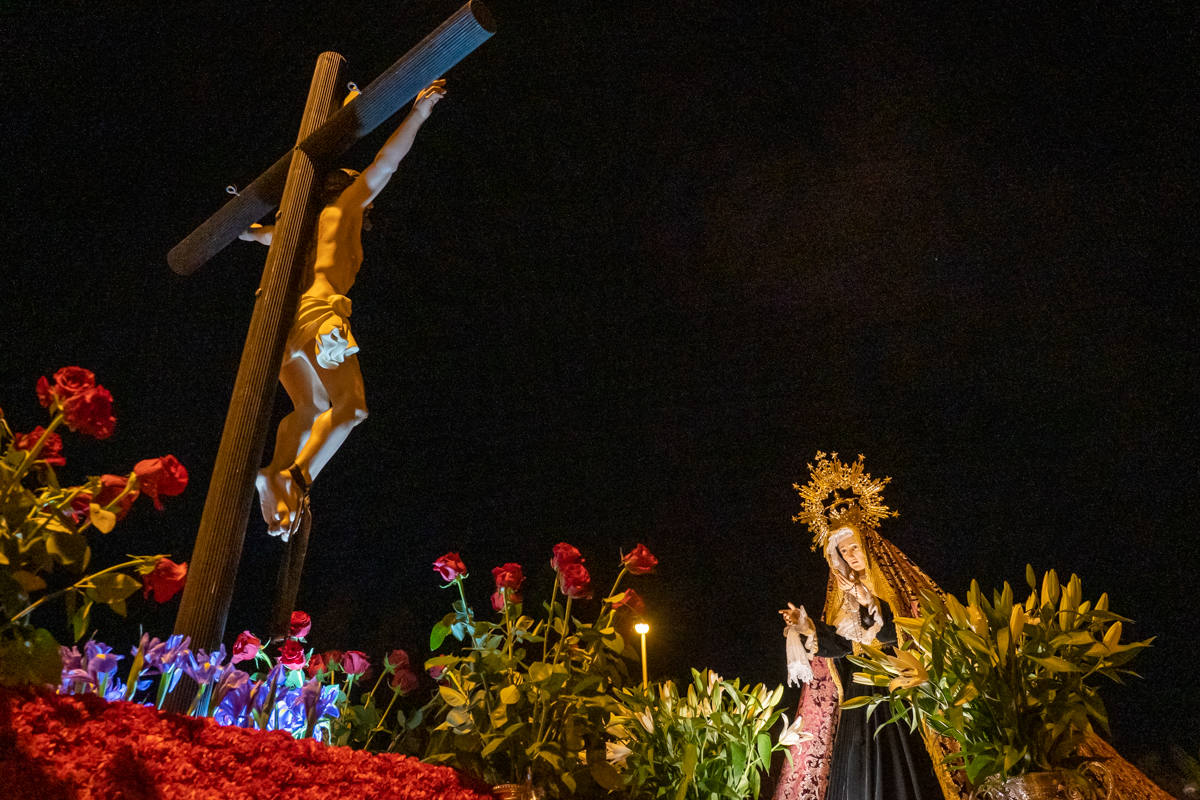 Así fue la procesión de Jesús de la Agonía en El Solanillo