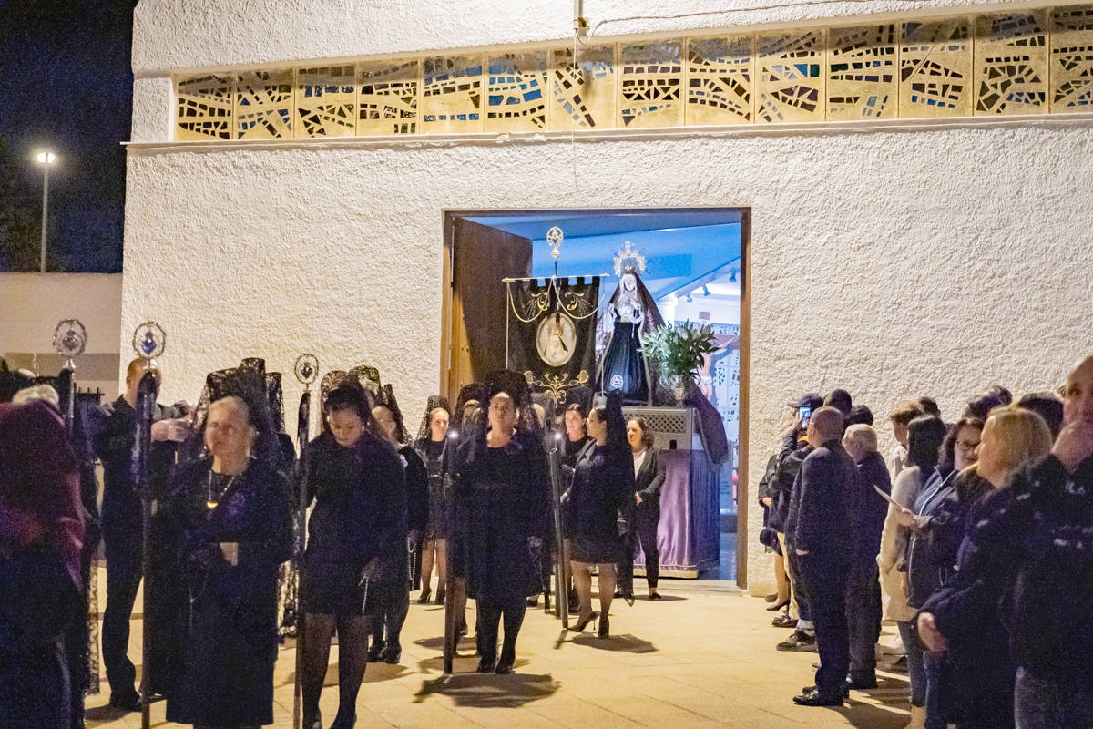 Así fue la procesión de Jesús de la Agonía en El Solanillo