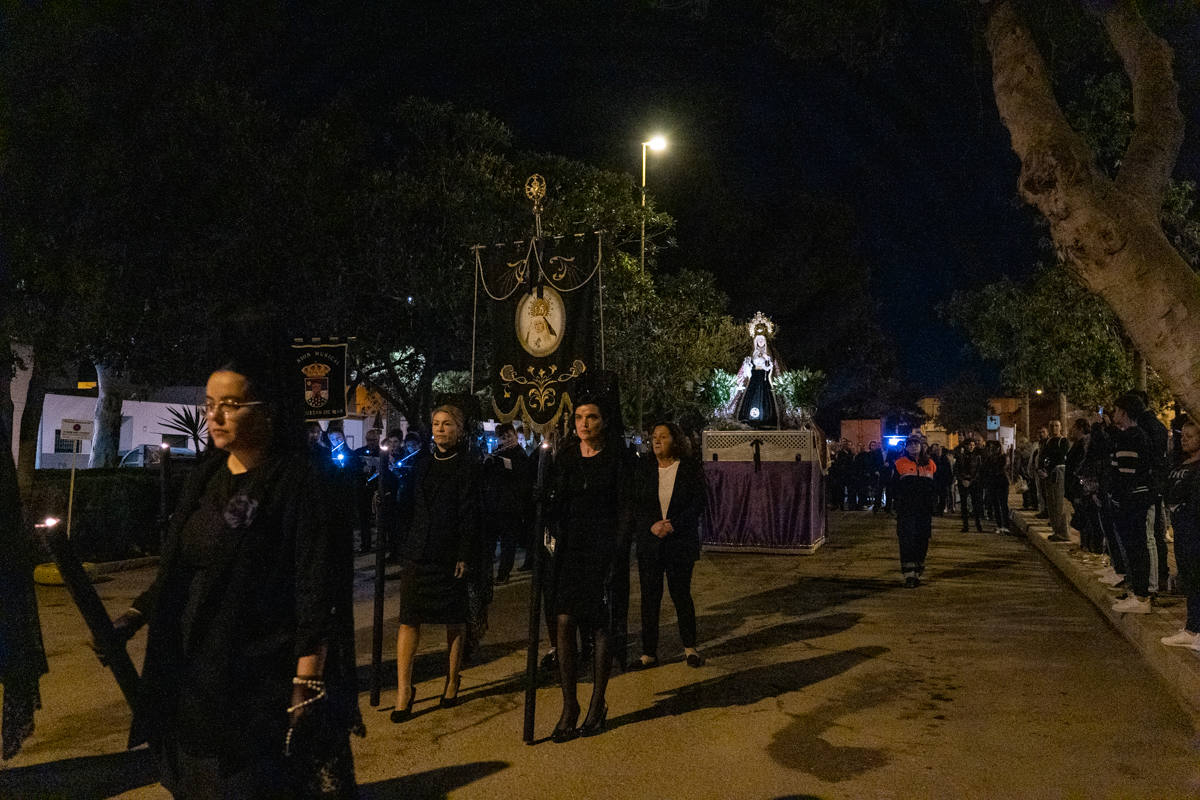 Así fue la procesión de Jesús de la Agonía en El Solanillo