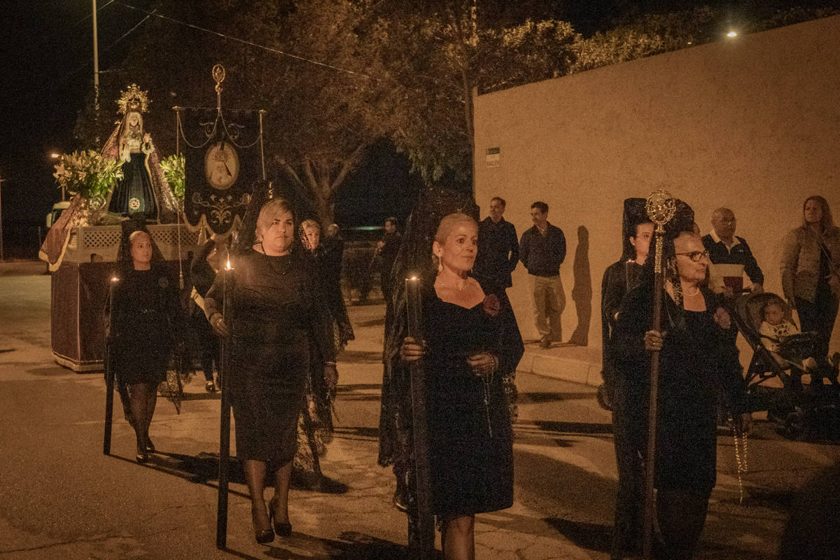 Así fue la procesión de Jesús de la Agonía en El Solanillo