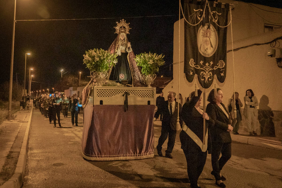 Así fue la procesión de Jesús de la Agonía en El Solanillo