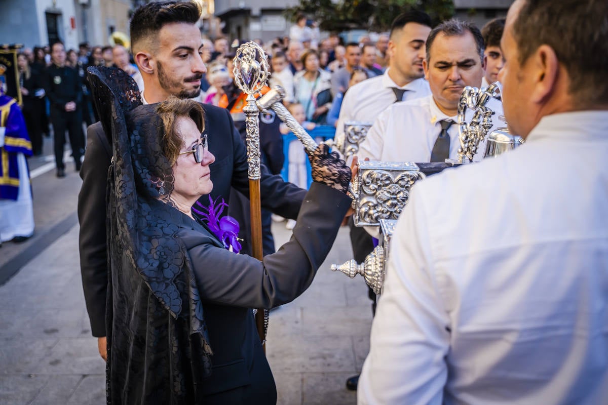 Las imágenes de la procesión del Santo Entierro y María Santísima de los Dolores