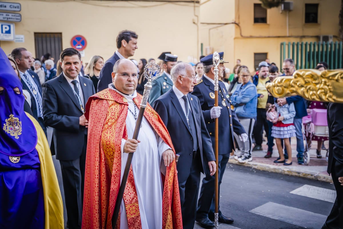 Las imágenes de la procesión del Santo Entierro y María Santísima de los Dolores