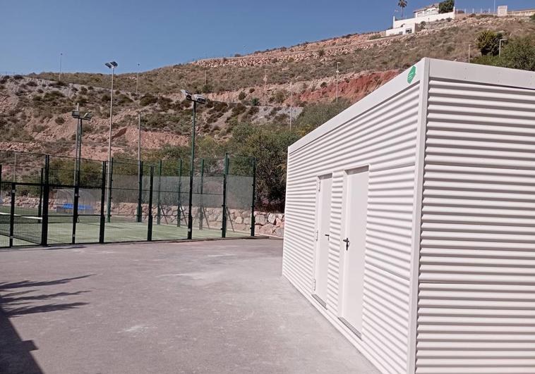 Las pistas de La Envía ya disponen de un módulo de vestuarios