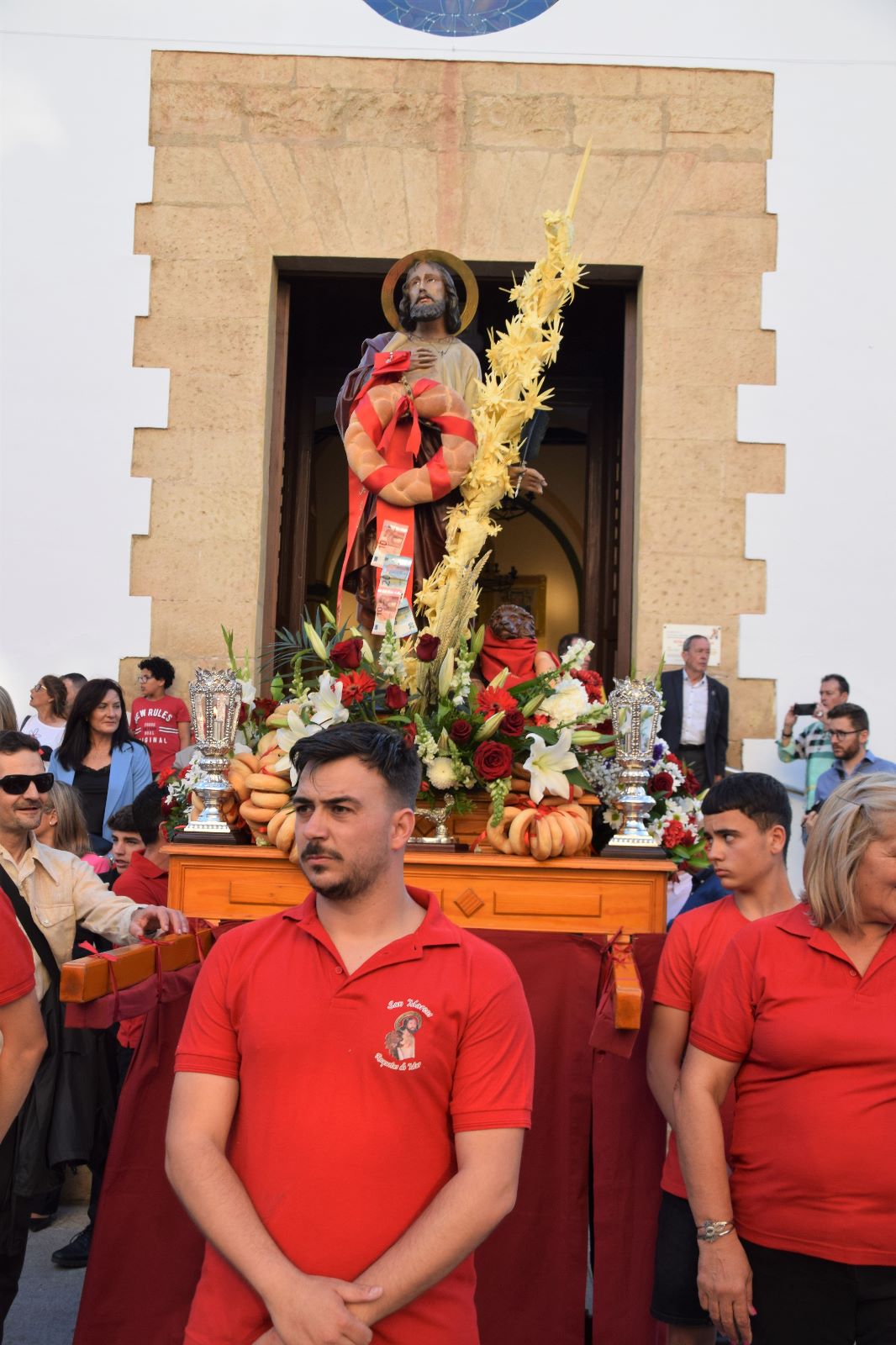 San Marcos procesiona por las calles de Roquetas