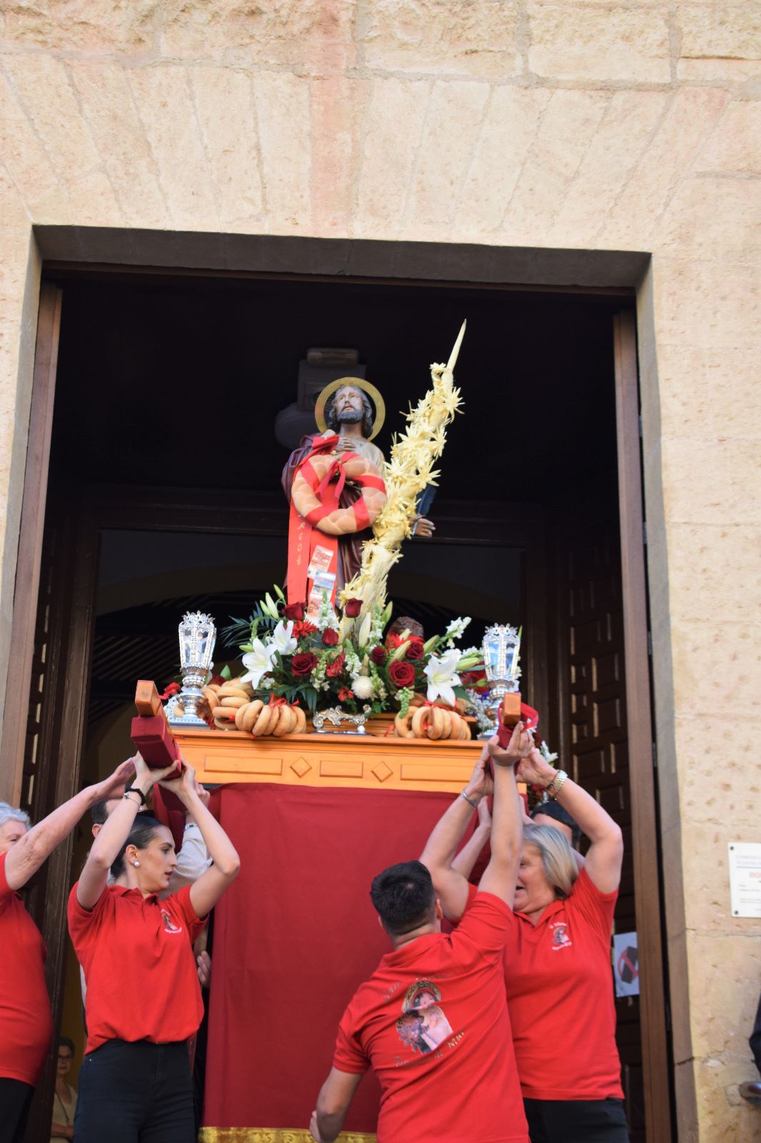 San Marcos procesiona por las calles de Roquetas
